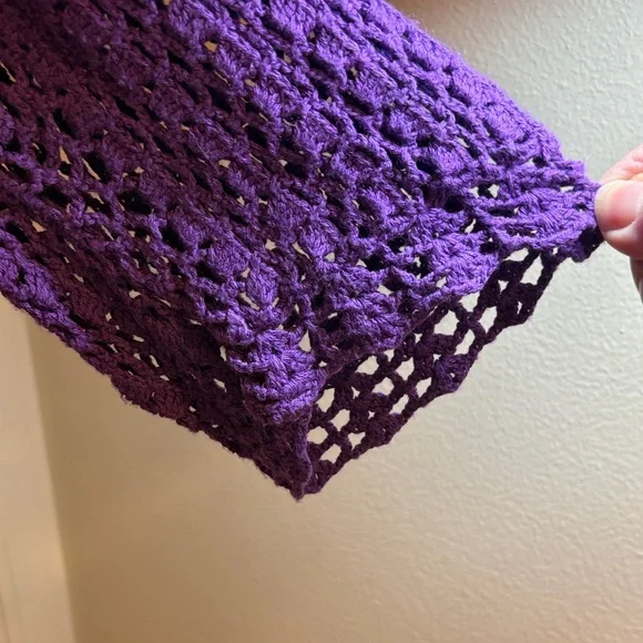 Purple Women's Cardigan - Picture 3 of 4